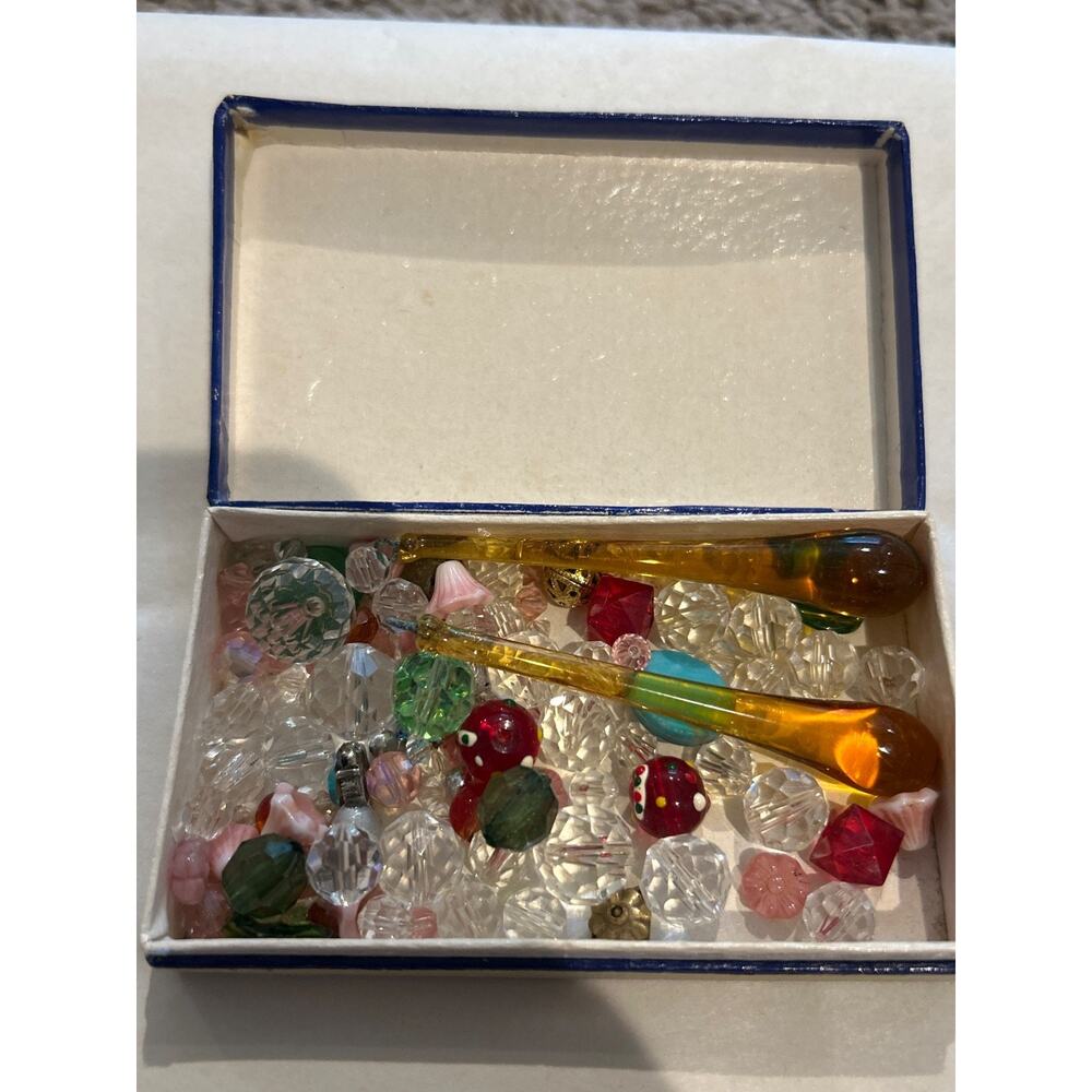 Lot of Beads (some glass) for crafting